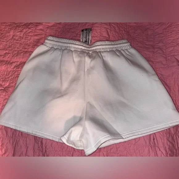 WHY Touchdown Sequin Football Shorts Cotton/Sweatpants Material NWT - Picture 6 of 7